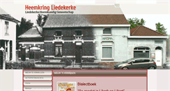 Desktop Screenshot of heemkring-liedekerke.be