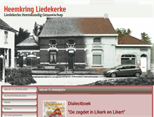 Tablet Screenshot of heemkring-liedekerke.be